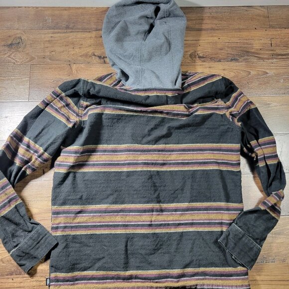 Vans Flannel Shirt Jacket Mens Medium Striped Button Up Long Sleeve Colorful - Picture 5 of 6